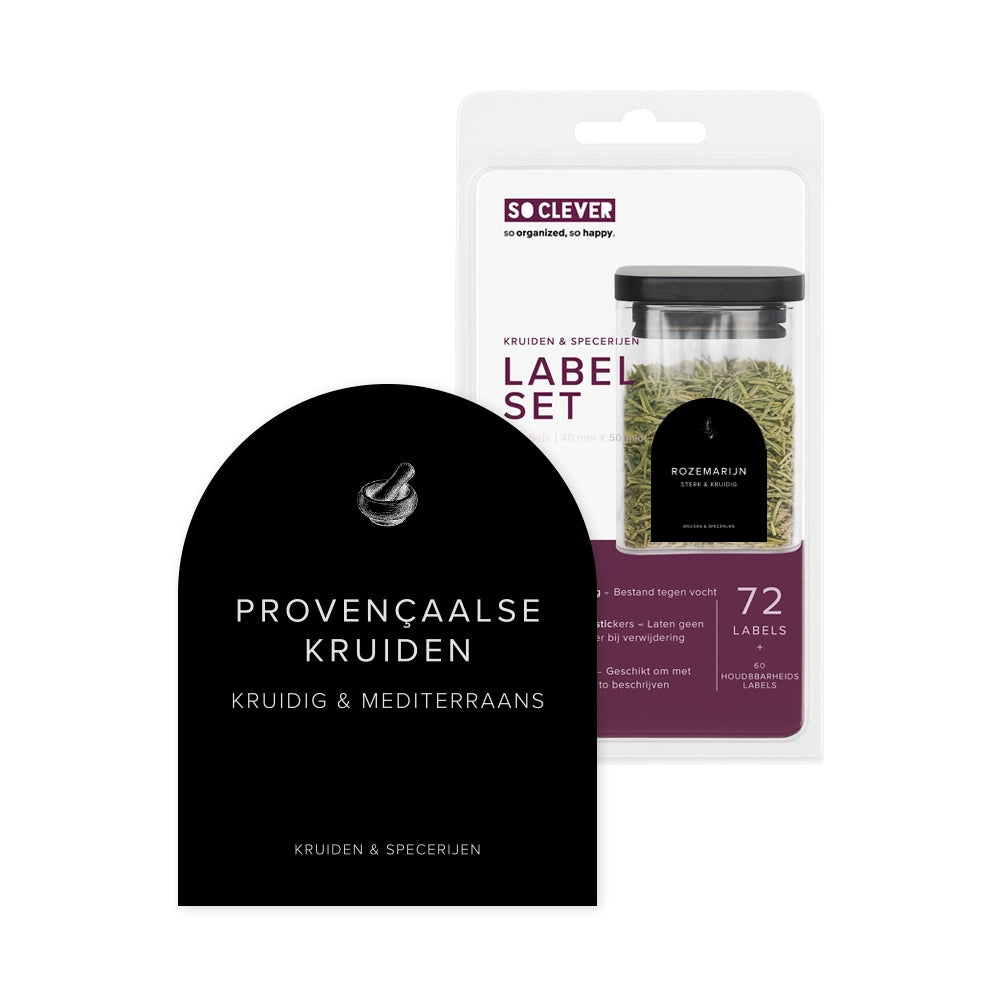So Clever Kruiden Labels 72 stuks 40x50mm