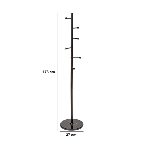 zwarte-staande-kapstok-five