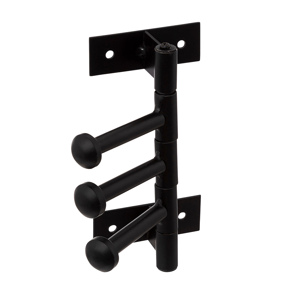 zwarte-wandkapstok-five