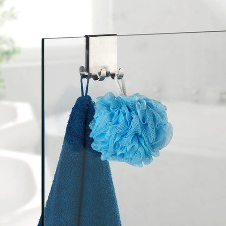 Handdoekhaakjes douchewand