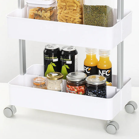 Witte keukentrolleys