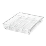 Uitschuifbare bestekbak transparant lade organizer iDesign