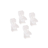 Plankclips set van 4 transparant - Classic by Elfa