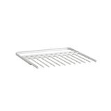 Uittrekbaar broekenrek 605 x 430 mm wit - Classic by Elfa