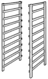 Frame 10-loper mini per paar wit - Classic by Elfa