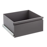 Lage kastlade diep matgrijs - Garage+ by Elfa