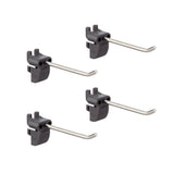 Lange rechte haak voor pegboard set van 4 grijs - Garage+ by Elfa