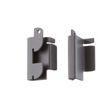 Adapter opbergrail naar staander matgrijs - Garage+ by Elfa