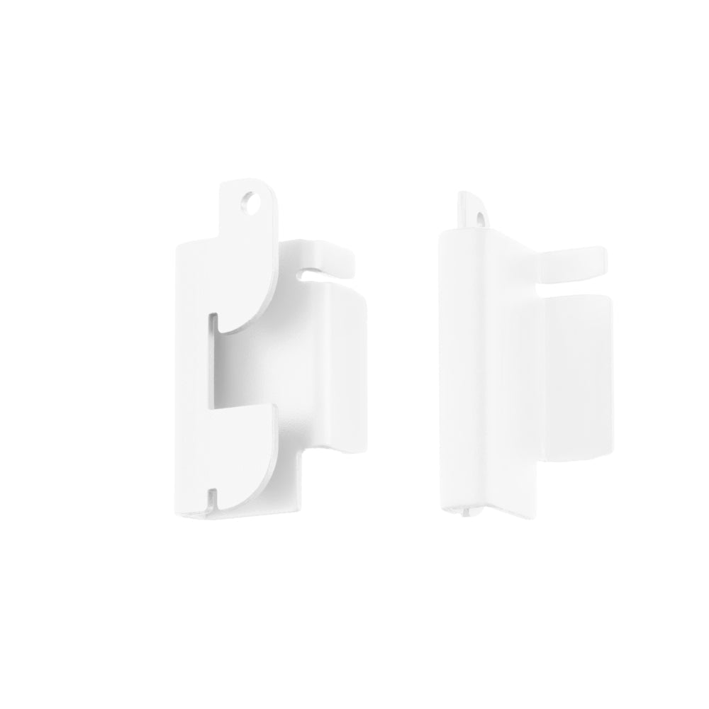 Adapter opbergrail naar staander wit - Classic by Elfa