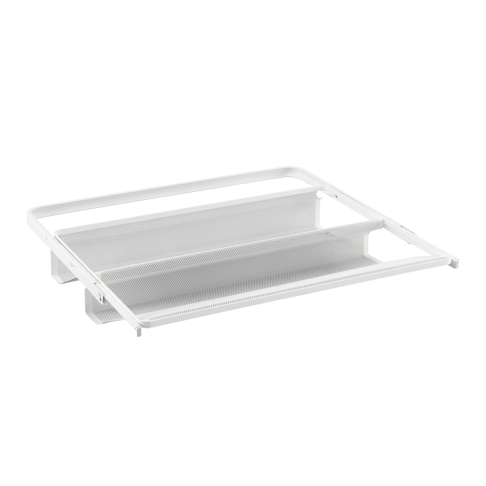 Uittrekbaar schoenenrek gaas 60 x 40 cm wit - Classic by Elfa