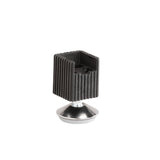 Adjustable frame feet black,pkg/4