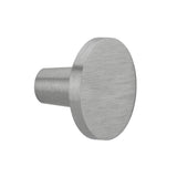 Vlakke knop geborsteld zilver - elfa®