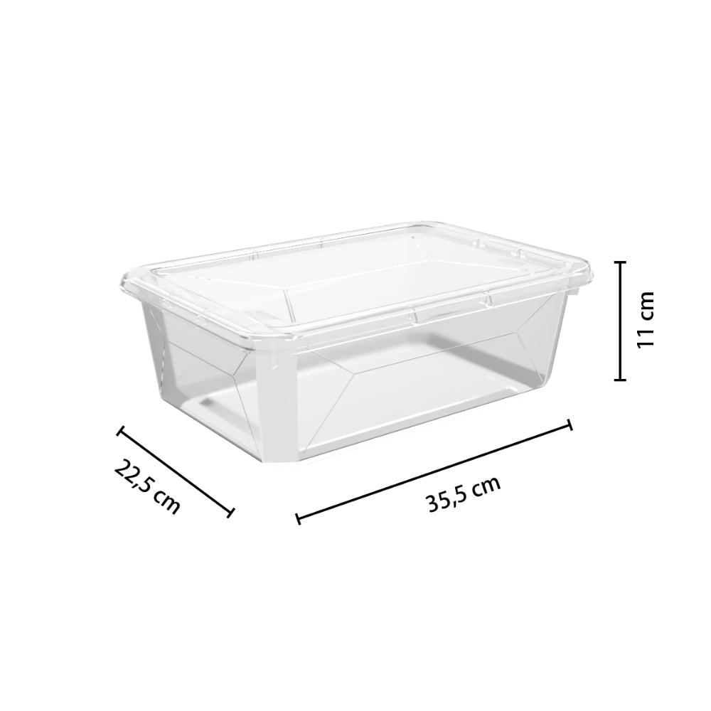 Opbergbakje met deksel 6.5 liter Five®