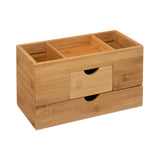 Bamboe bakje met 2 lades en 3 vakken Five®