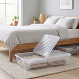 Opbergbox onder bed op wielen en klapdeksel 53 liter Five®
