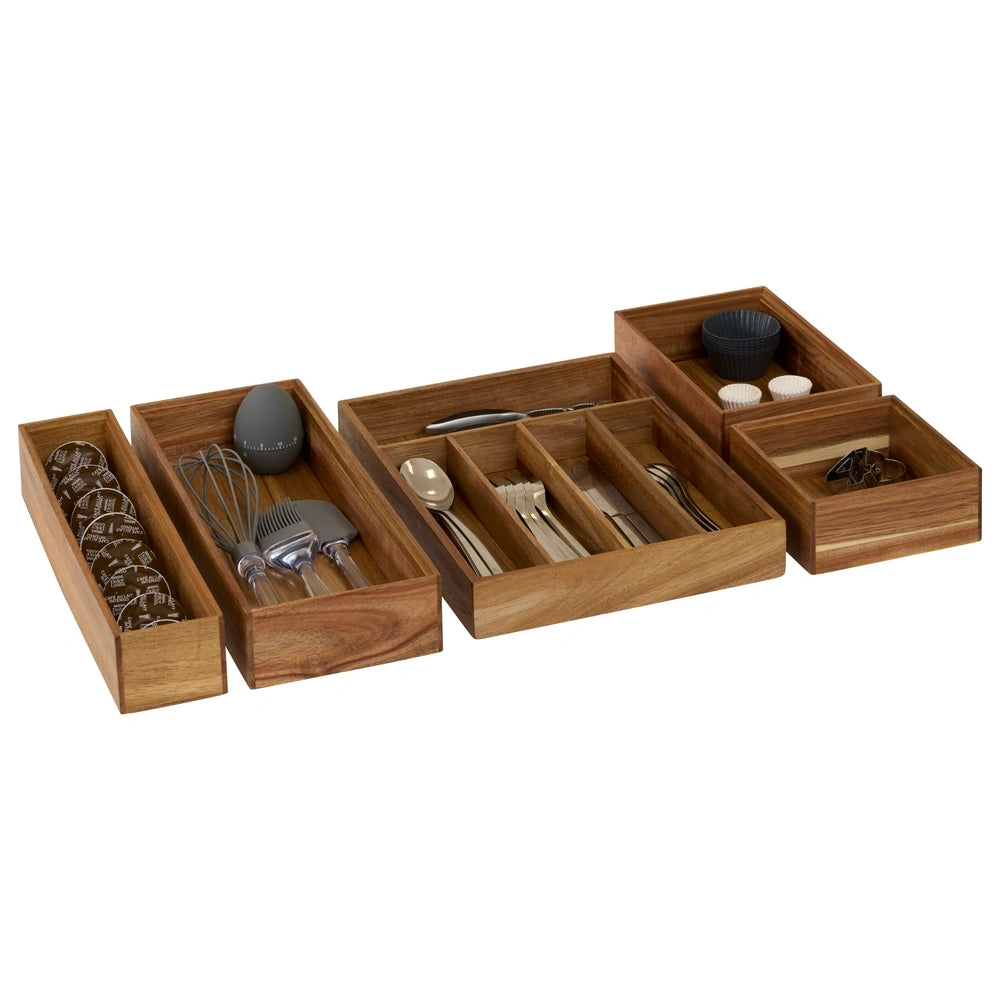 Bestekbak Acacia hout Five®