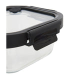 Vierkant vershoudbakje glas 750 ml Five®