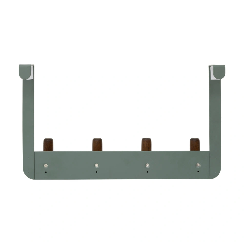 Deurkapstok stompe deur metaal/hout 4 haken Five® Cassie