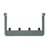 Deurkapstok stompe deur metaal/hout 4 haken Five® Cassie