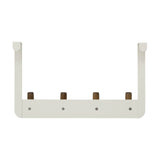Deurkapstok stompe deur metaal/hout 4 haken Five® Cassie