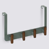 Deurkapstok stompe deur metaal/hout 4 haken Five® Cassie