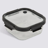 Vierkant vershoudbakje glas 1100 ml Five®