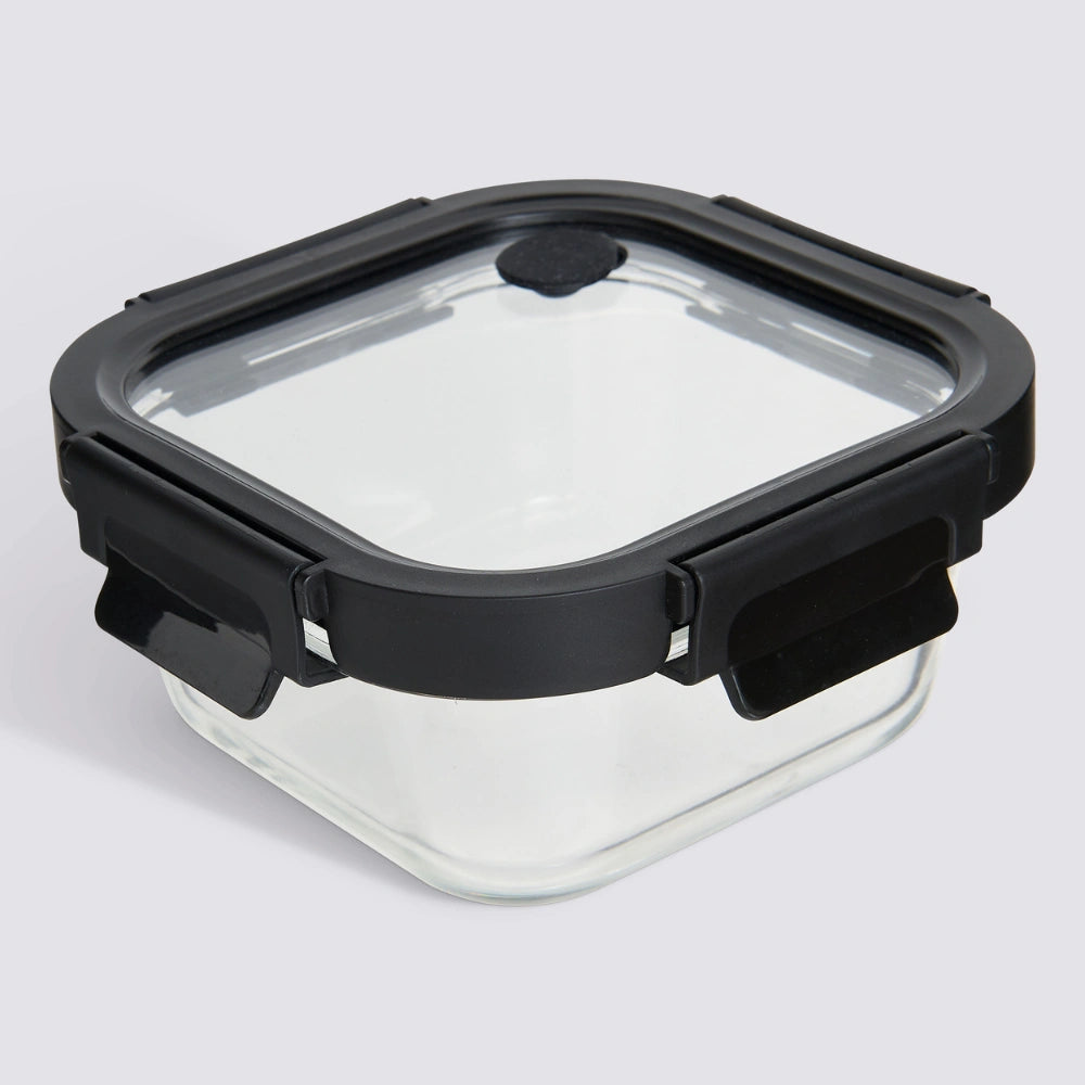 Vierkant vershoudbakje glas 500 ml Five®