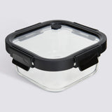 Vierkant vershoudbakje glas 750 ml Five®