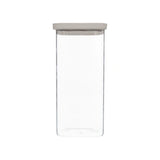 Glazen voorraadpot 1.6 liter vierkant stapelbaar Five®