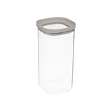 Glazen voorraadpot 1.6 liter vierkant stapelbaar Five®