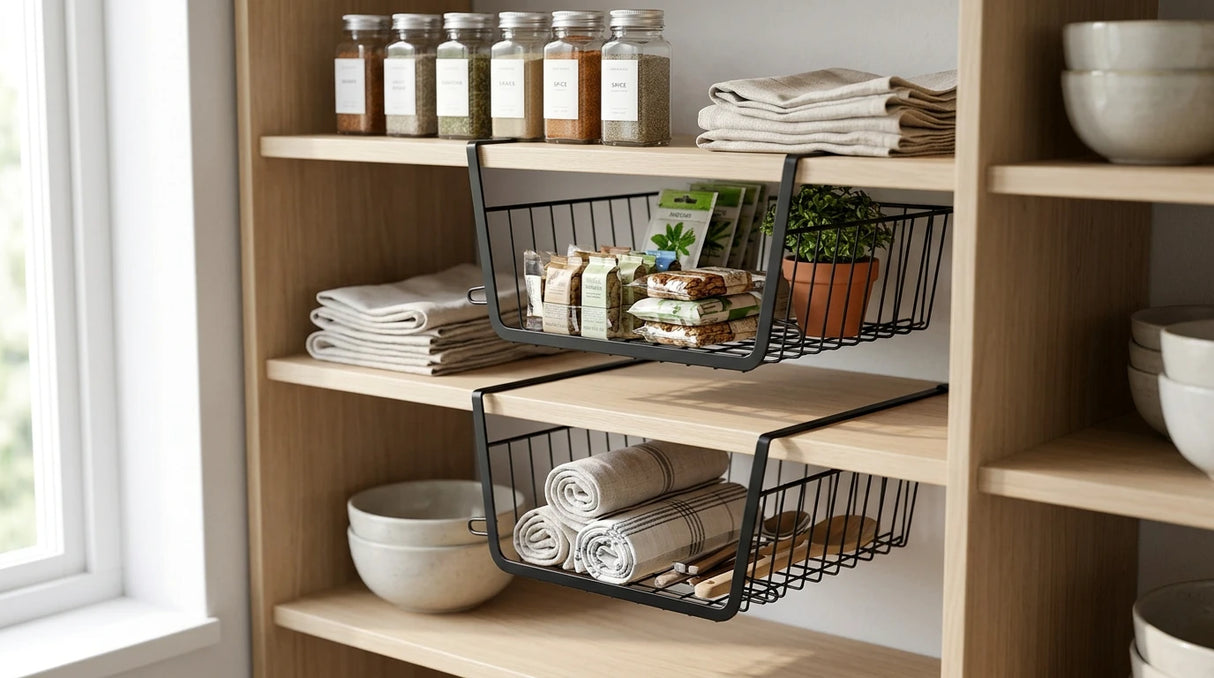 Hangmand onder plank stapelbaar 31.5 cm Five®
