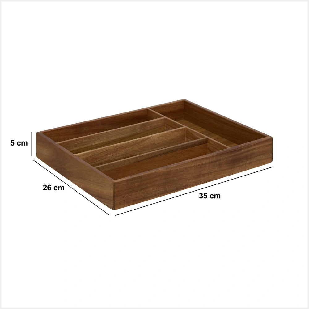 Bestekbak Acacia hout Five®