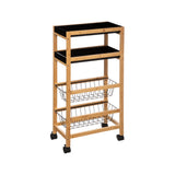 Smalle keukentrolley 2 uitschuifbare mandjes Five®