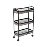 Metalen trolley zwart uitneembare manden Five®