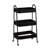 Metalen trolley zwart 3 laags Five®