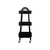 Metalen trolley zwart 3 laags Five®