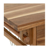 Houten keukentrolley met opbergmanden Five®