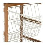 Houten keukentrolley met opbergmanden Five®