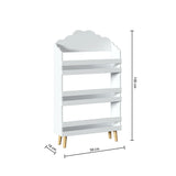 Witte boekenkast kinderkamer wolkenvorm Atmosphera