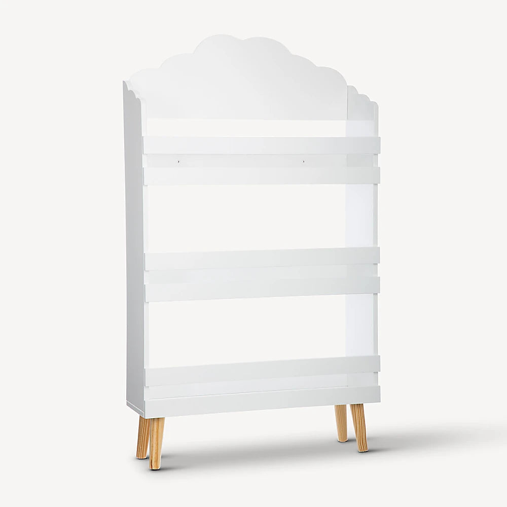 Witte boekenkast kinderkamer wolkenvorm Atmosphera