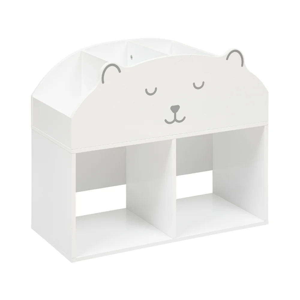 Teddybeer boekenkast kinderkamer met opbergruimte Atmosphera