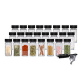 So Clever kruidenset Wand Kruidenrek met 24 Kruidenpotjes en Labels