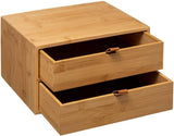 Bamboe bakje met 2 lades Five®