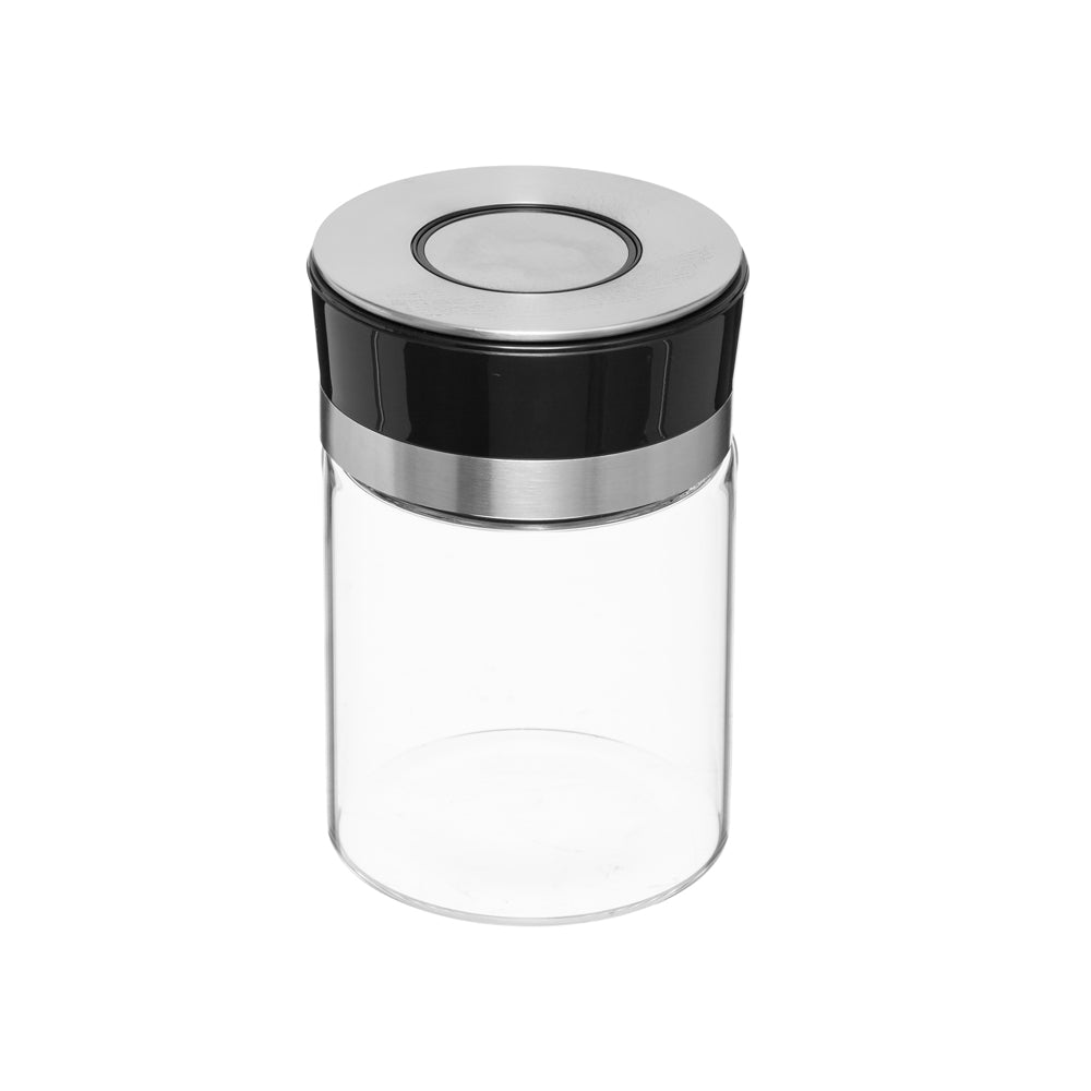 Glazen voorraadpot 1 liter met drukknop Five®