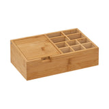 Bamboe make-up display 10 compartimenten en spiegel Five®