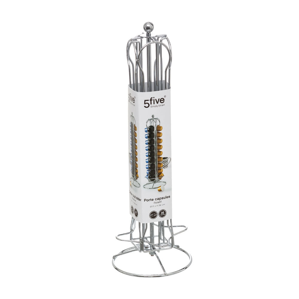 Draaibare cuphouder nespresso zilver Five®
