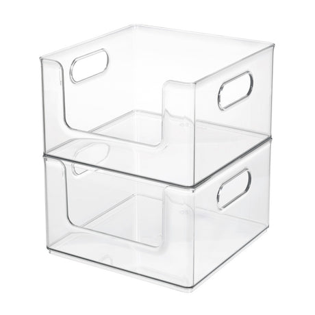opbergbox transparant the home edit