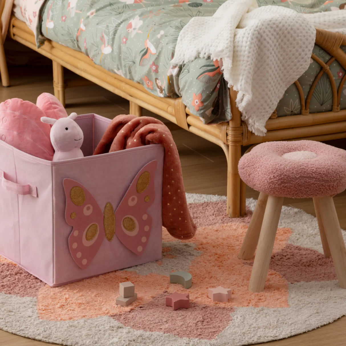 Opbergmand kinderkamer Vlinder Atmosphera