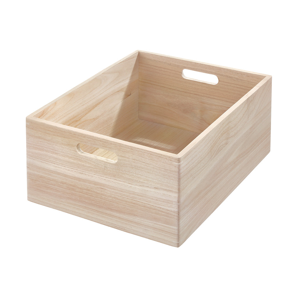 The Home Edit opbergboxen hout - Wooden Collection - Extra large