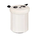 Speelgoedmand en poef met deksel Panda Atmosphera